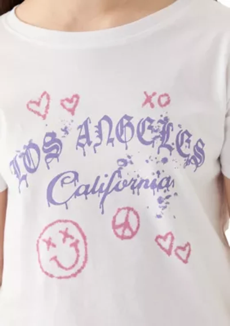 Girls 8-18 Los Angeles Graphic T-Shirt