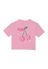 Girls 7-16 Cherry Bomb Disco Graphic T-Shirt