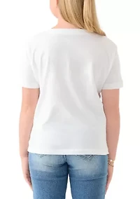 Girls 7-16 Peace and Love Graphic T-Shirt