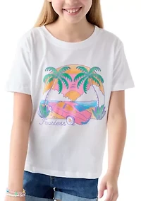 Girls 7-16 Fearless Beach Cruiser Graphic T-Shirt