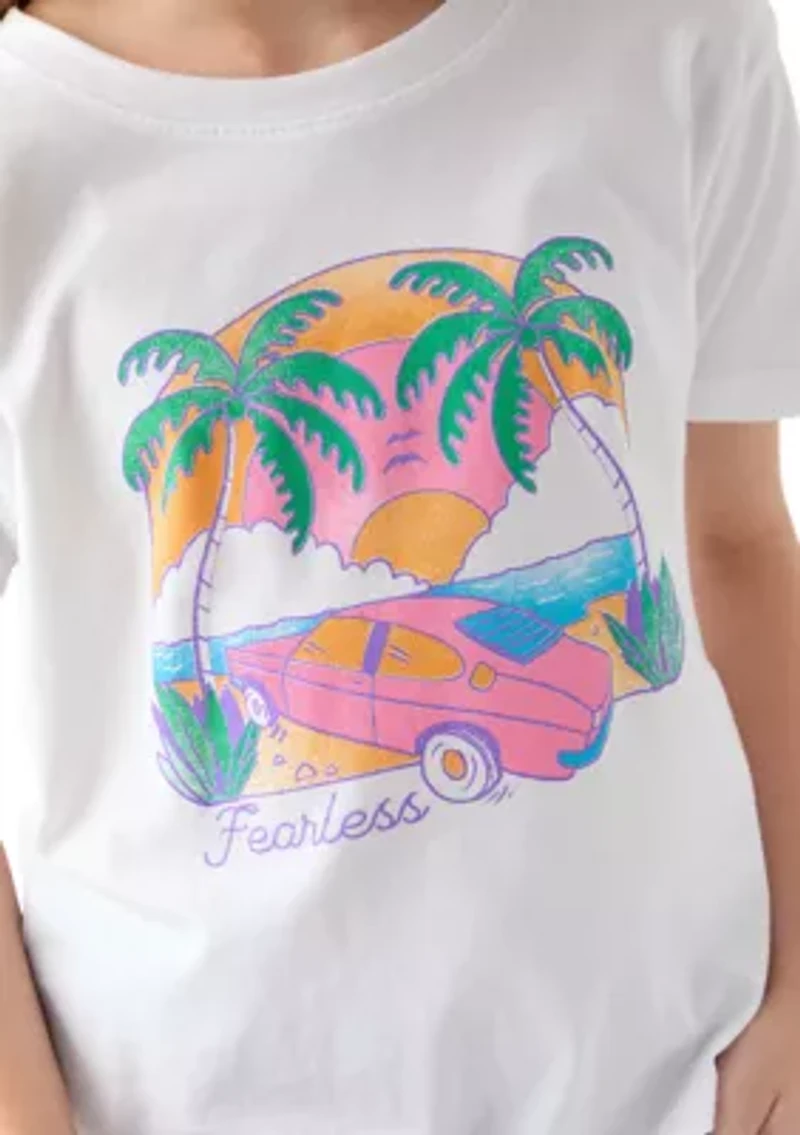 Girls 7-16 Fearless Beach Cruiser Graphic T-Shirt