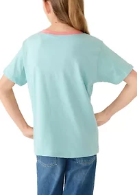 Girls 7-16 Horse Run Free Graphic T-Shirt