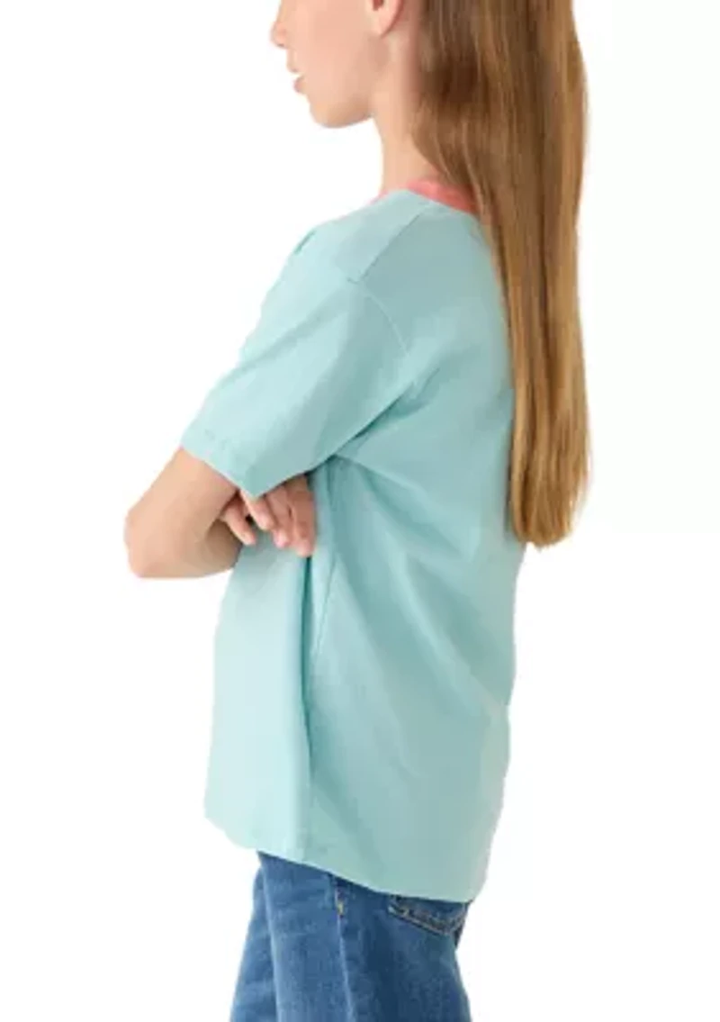 Girls 7-16 Horse Run Free Graphic T-Shirt