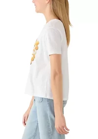 Girls 7-16 Seashell Hearts Graphic T-Shirt