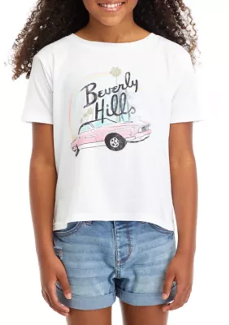 Girls 7-16 Beverly Hills Car Graphic T-Shirt