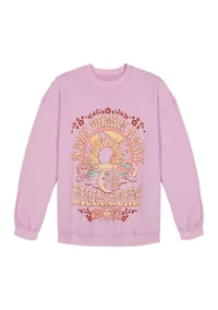 Girls 7-16 French Terry Graphic Sweatshirt
