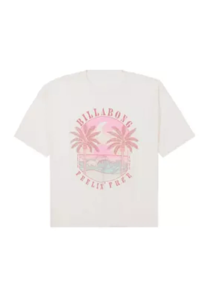 Girls 7-16 Oversized Cotton Graphic T-Shirt