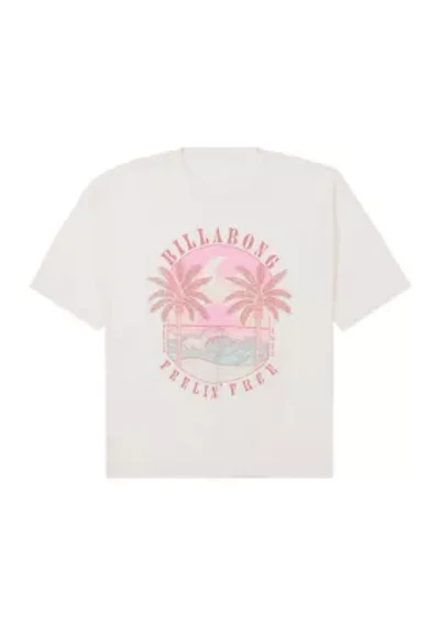 Girls 7-16 Oversized Cotton Graphic T-Shirt
