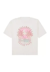 Girls 7-16 Oversized Cotton Graphic T-Shirt