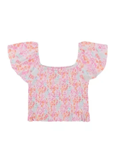 Girls 7-16 Paradise Cove Printed Top