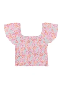 Girls 7-16 Paradise Cove Printed Top