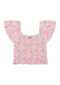 Girls 7-16 Paradise Cove Printed Top