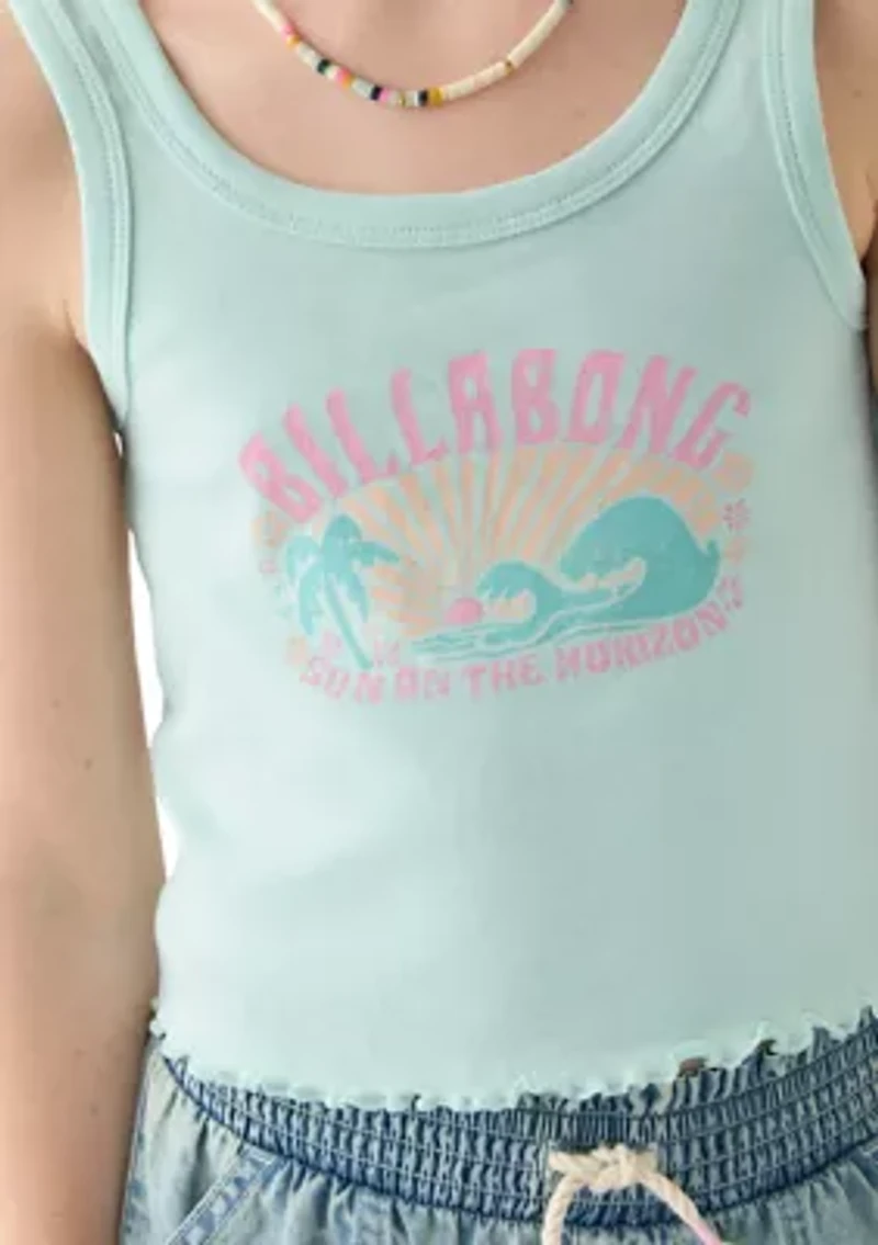Girls 7-16 Sun on Horizon Tank Top