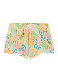 Girls 7-16 Printed Lightweight Shorts