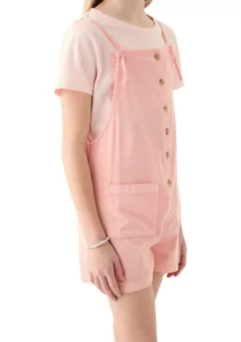 Girls 7-16 Wave Watch Romper