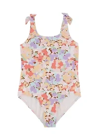 Girls 7-16 Printed One-Piece Swimsuit
