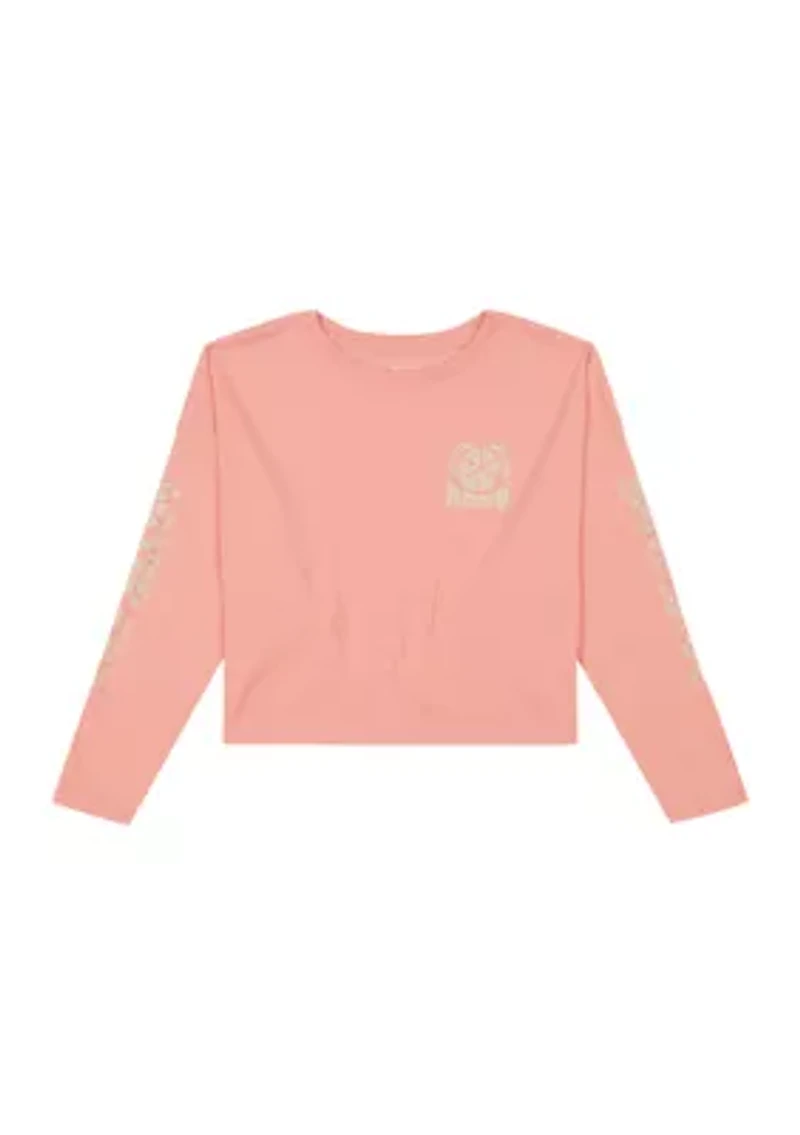 Girls 7-16 Floral Block Graphic T-Shirt