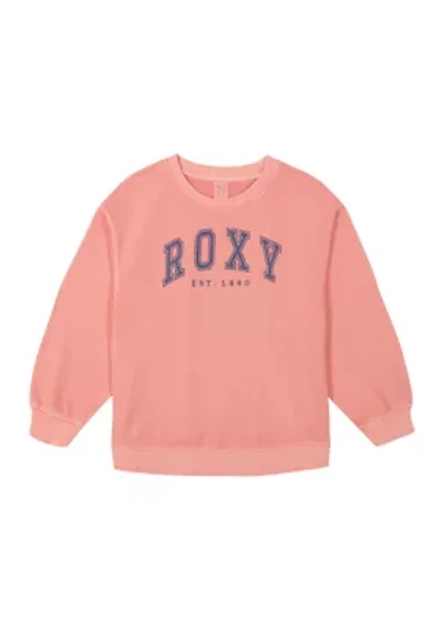 Girls 7-16 French Terry Oversized Logo Graphic Sweatshirt