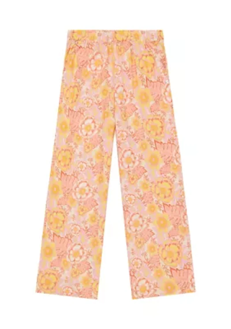 Girls 7-16 Midnight Avenue Printed Palazzo Pants
