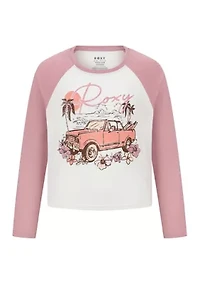 Girls 7-16 Off Road Long Raglan Sleeves