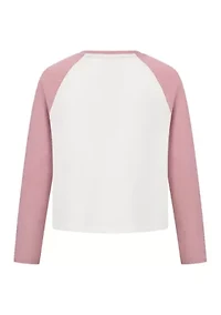 Girls 7-16 Off Road Long Raglan Sleeves