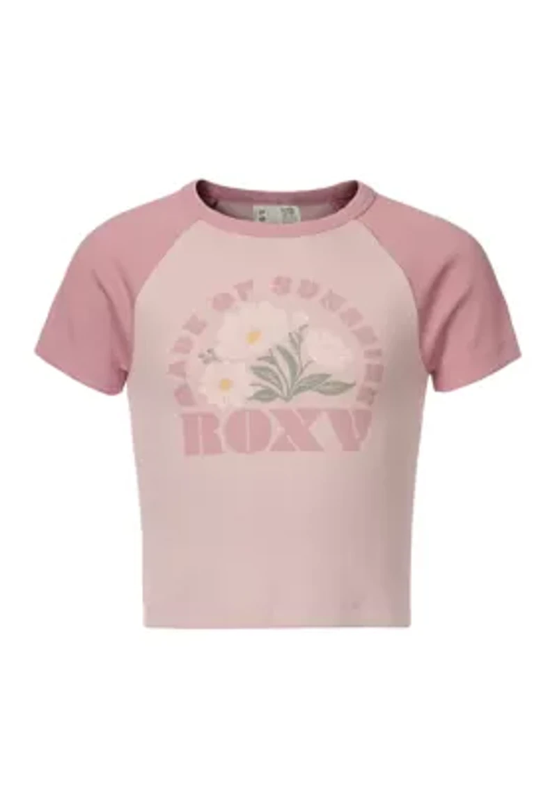 Girls 7-16 Sunshine Graphic Raglan Baby T-Shirt