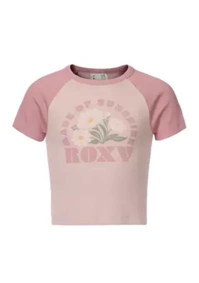 Girls 7-16 Sunshine Graphic Raglan Baby T-Shirt