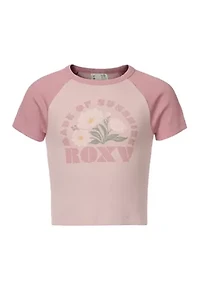 Girls 7-16 Sunshine Graphic Raglan Baby T-Shirt