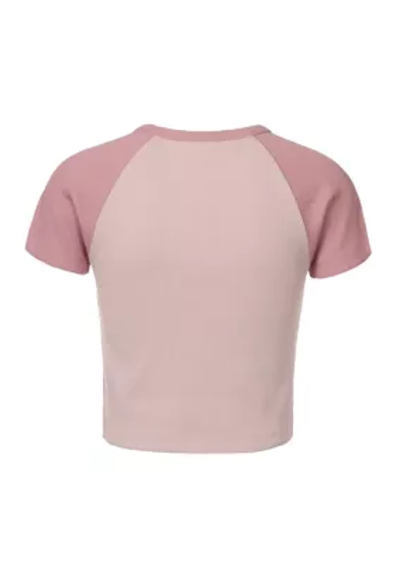 Girls 7-16 Sunshine Graphic Raglan Baby T-Shirt