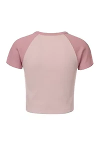 Girls 7-16 Sunshine Graphic Raglan Baby T-Shirt