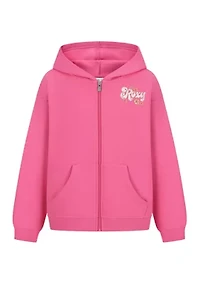 Girls 7-16 Palm Graphic Fleece Hoodie