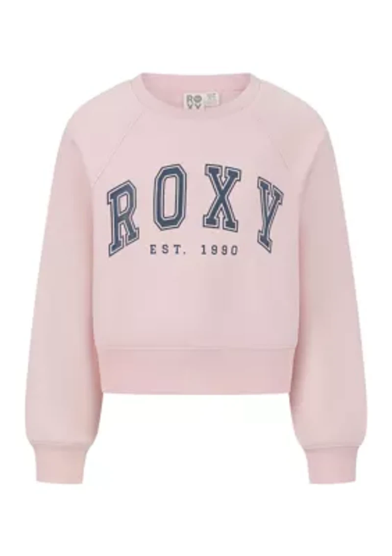 Girls 7-16 Collegiate Graphic Fleece Sweatshirt