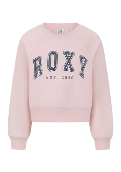 Girls 7-16 Collegiate Graphic Fleece Sweatshirt
