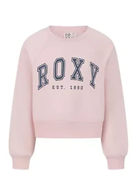 Girls 7-16 Collegiate Graphic Fleece Sweatshirt