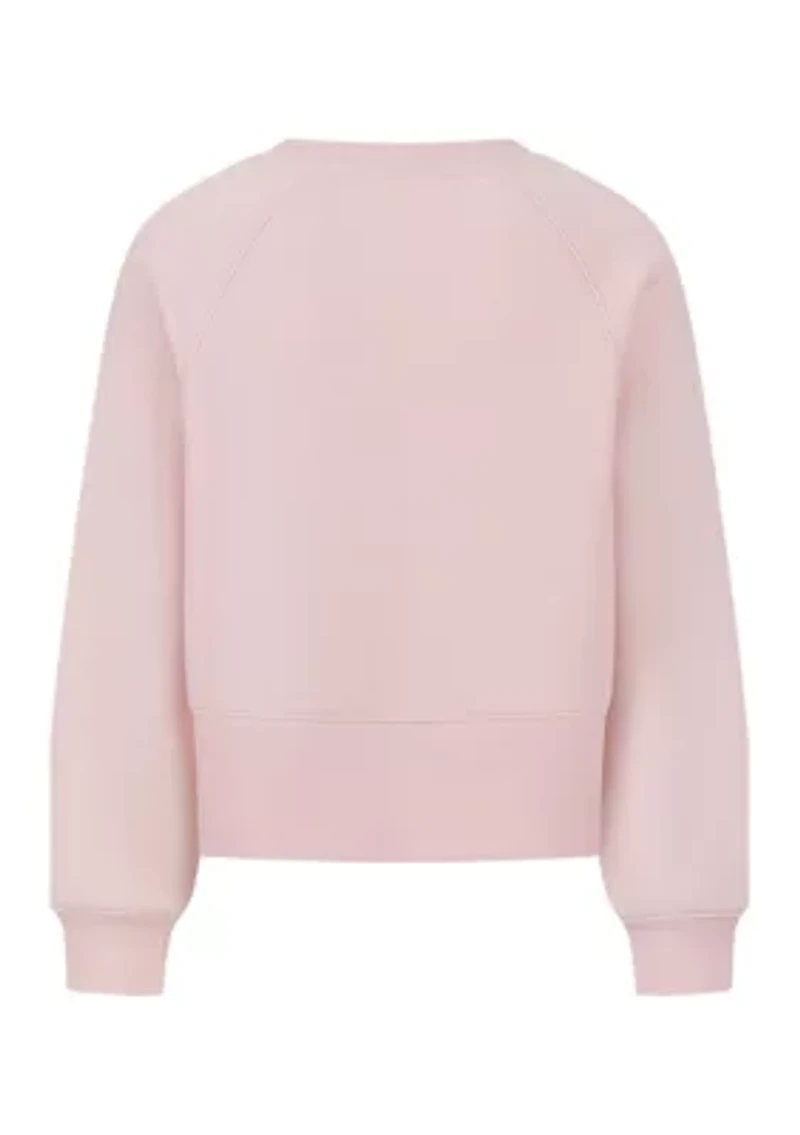 Girls 7-16 Collegiate Graphic Fleece Sweatshirt