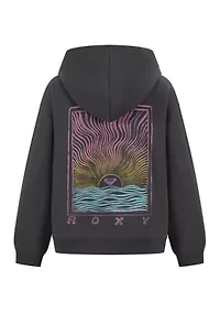 Girls 7-16 Sunset Fleece Full Zip Hoodie