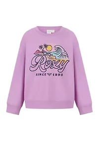 Girls 7-16 Good Vibes Fleece Pullover