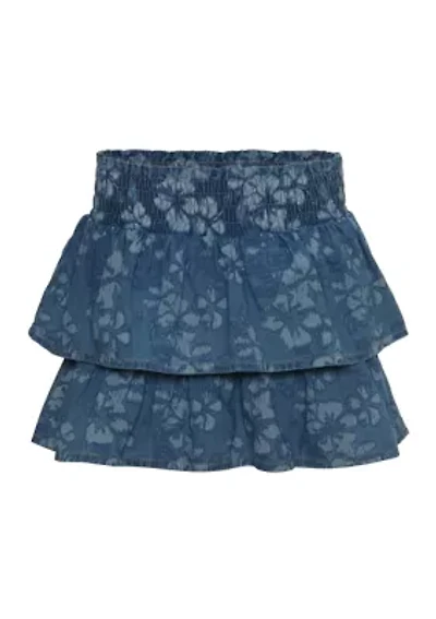 Girls 7-16 Summer Breeze Denim Skort