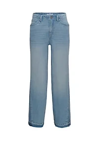 Girls 7-16 Wave Rider Wide Leg Jeans