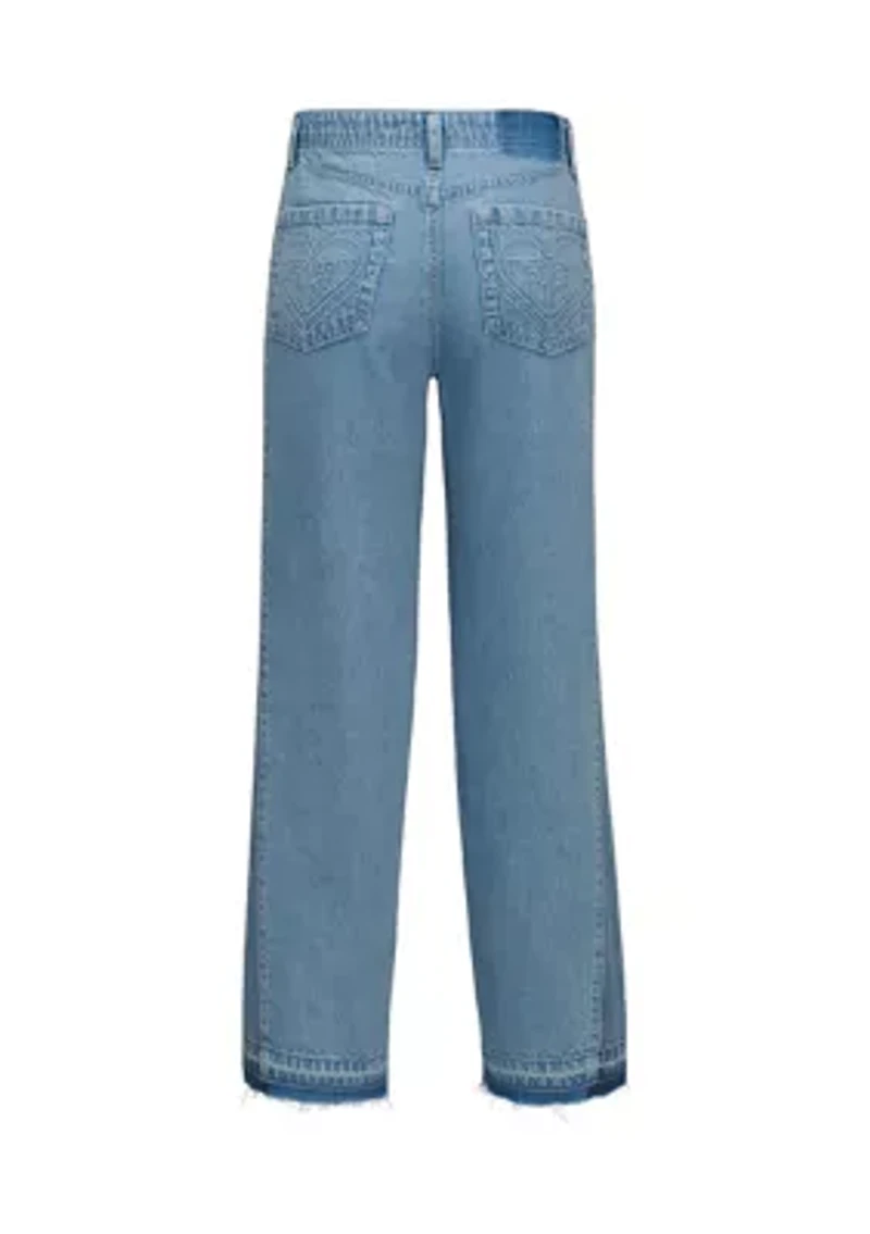 Girls 7-16 Wave Rider Wide Leg Jeans