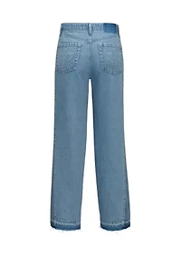Girls 7-16 Wave Rider Wide Leg Jeans