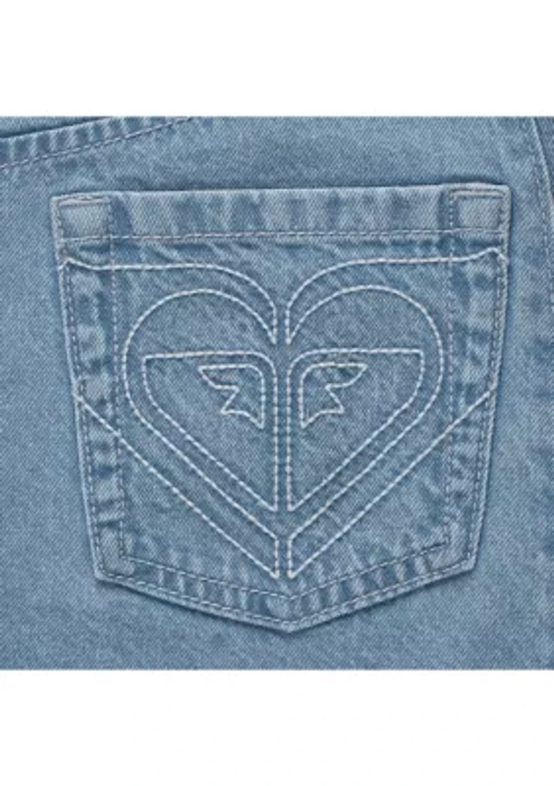 Girls 7-16 Wave Rider Wide Leg Jeans