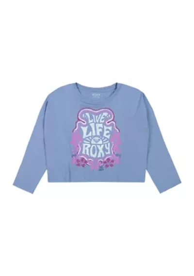 Girls 7-16 Live Life Long Sleeve T-Shirt