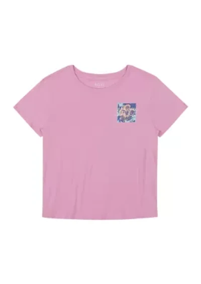 Girls 7-16 Hibiscus Art Graphic T-Shirt