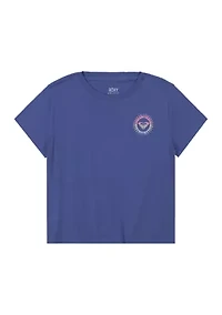 Girls 7-16 Hibiscus Sun Graphic T-Shirt