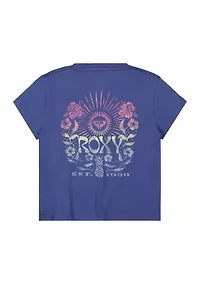 Girls 7-16 Hibiscus Sun Graphic T-Shirt