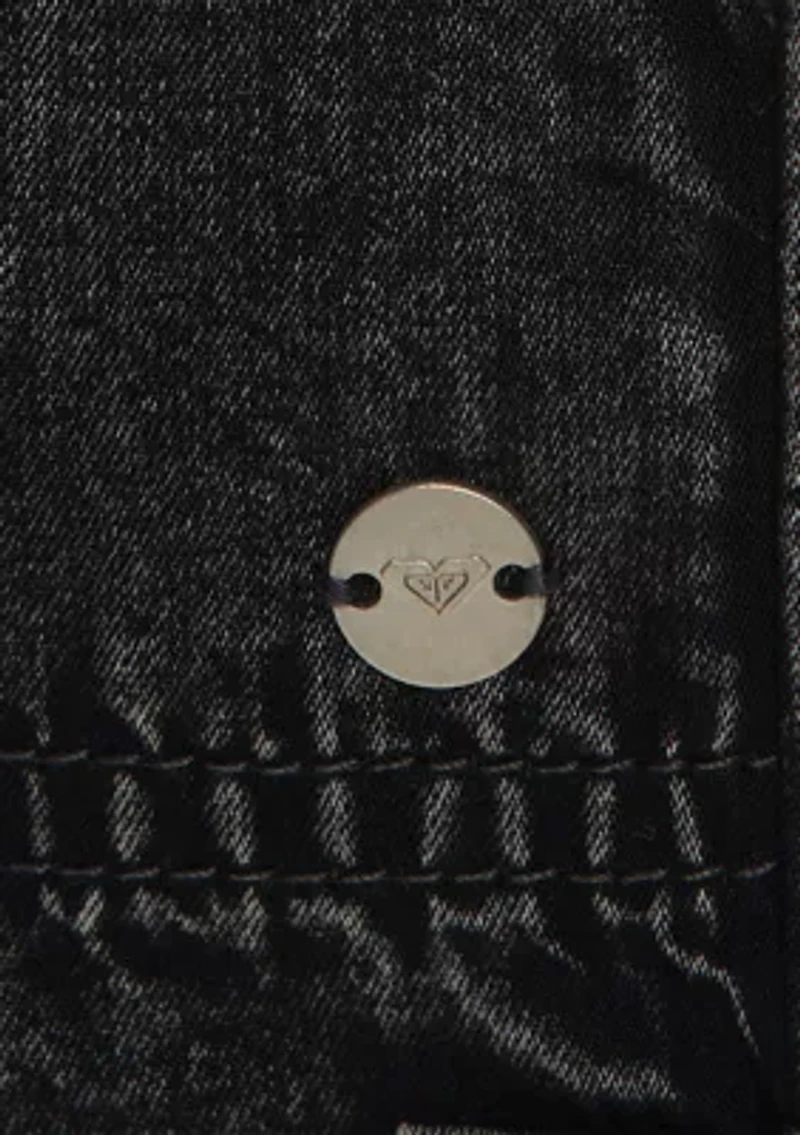 Girls 7-16 Black Wash Soleil Shorts