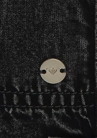 Girls 7-16 Black Wash Soleil Shorts