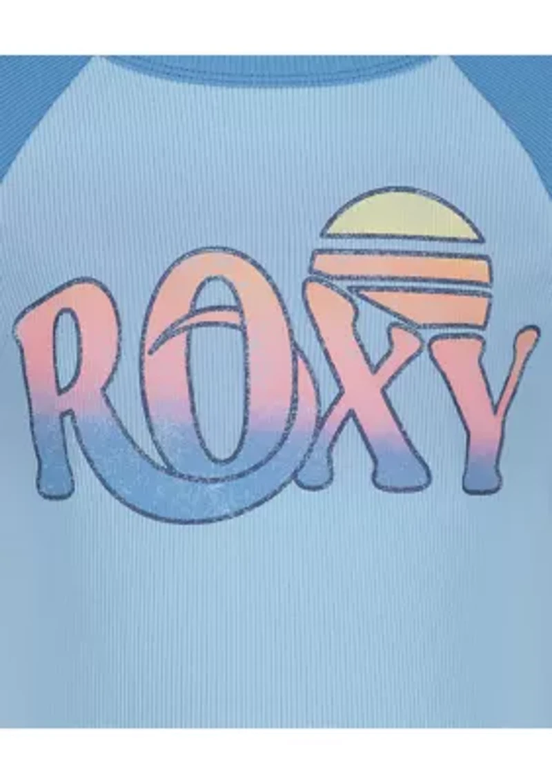 Girls 7-16 Sunset Graphic Baby T-Shirt