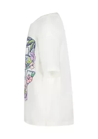 Girls 7-16 SP27 Paradise Oversized Graphic T-Shirt